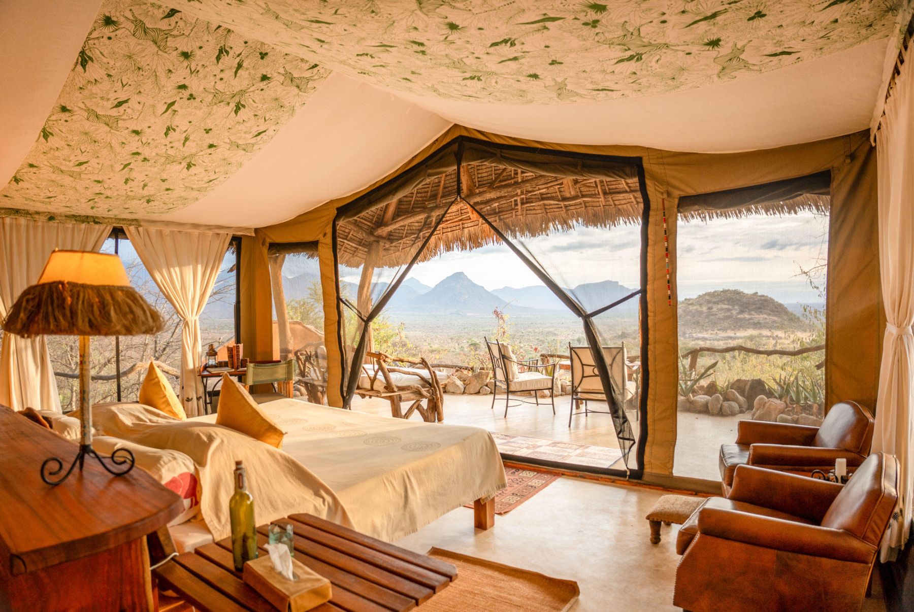 Sarara Camp bedroom in Kenya