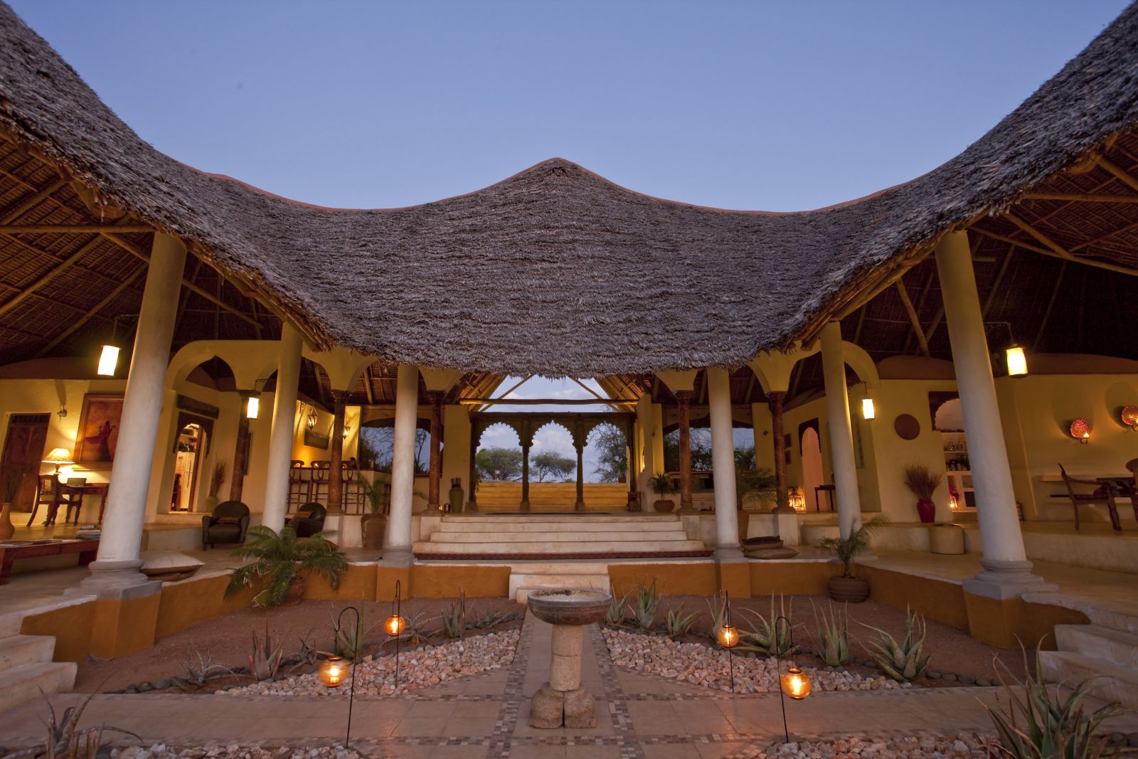 Entrance at Sasaab in Kenya 