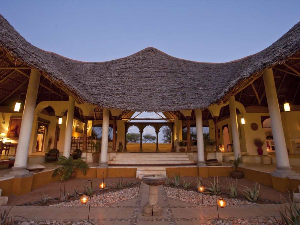 Entrance at Sasaab in Kenya