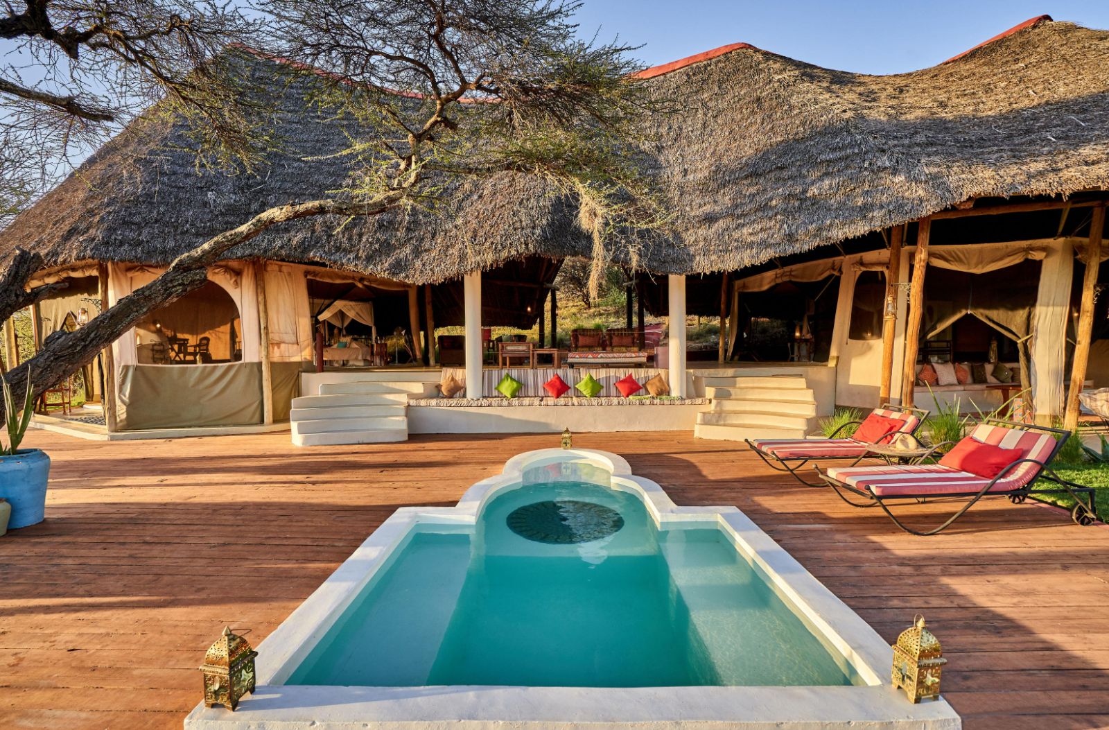 Family Suite pool at Sasaab Samburu