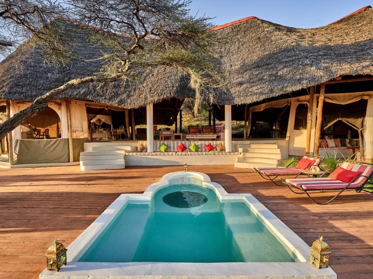 Family Suite pool at Sasaab Samburu