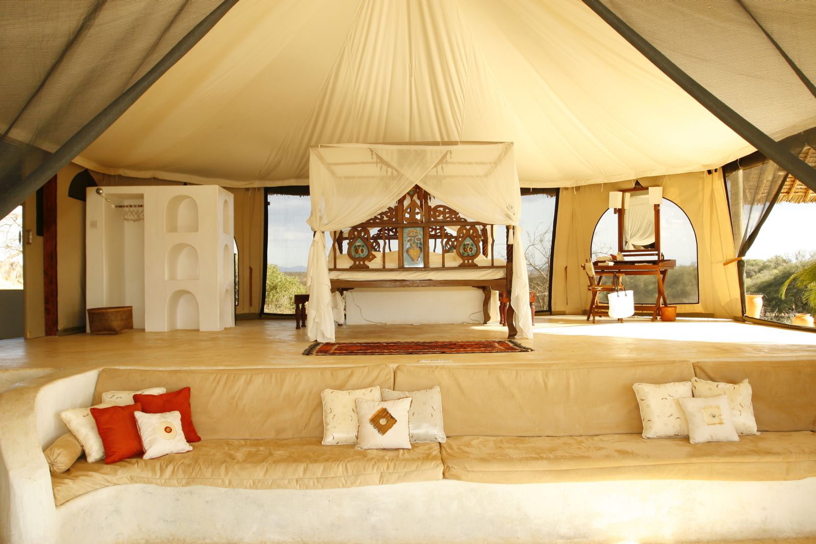 Luxury suite at Sasaab in Kenya 