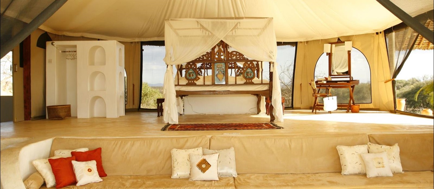 Luxury suite at Sasaab in Kenya 