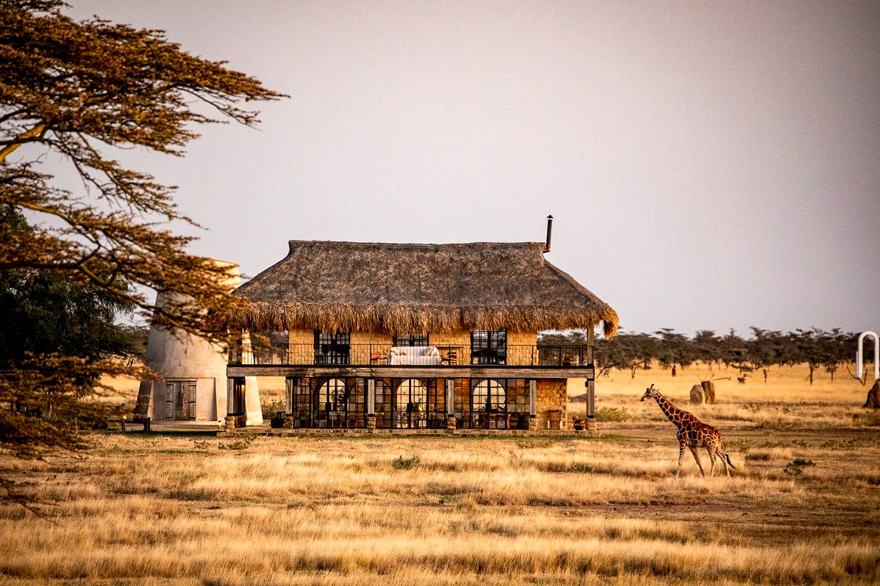 Exterior view of Segera Camp in Kenya