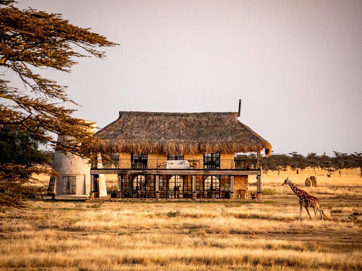 Exterior view of Segera Camp in Kenya
