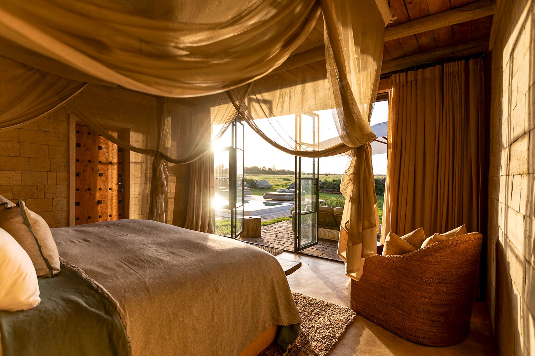Bedroom at Segera Camp in Kenya