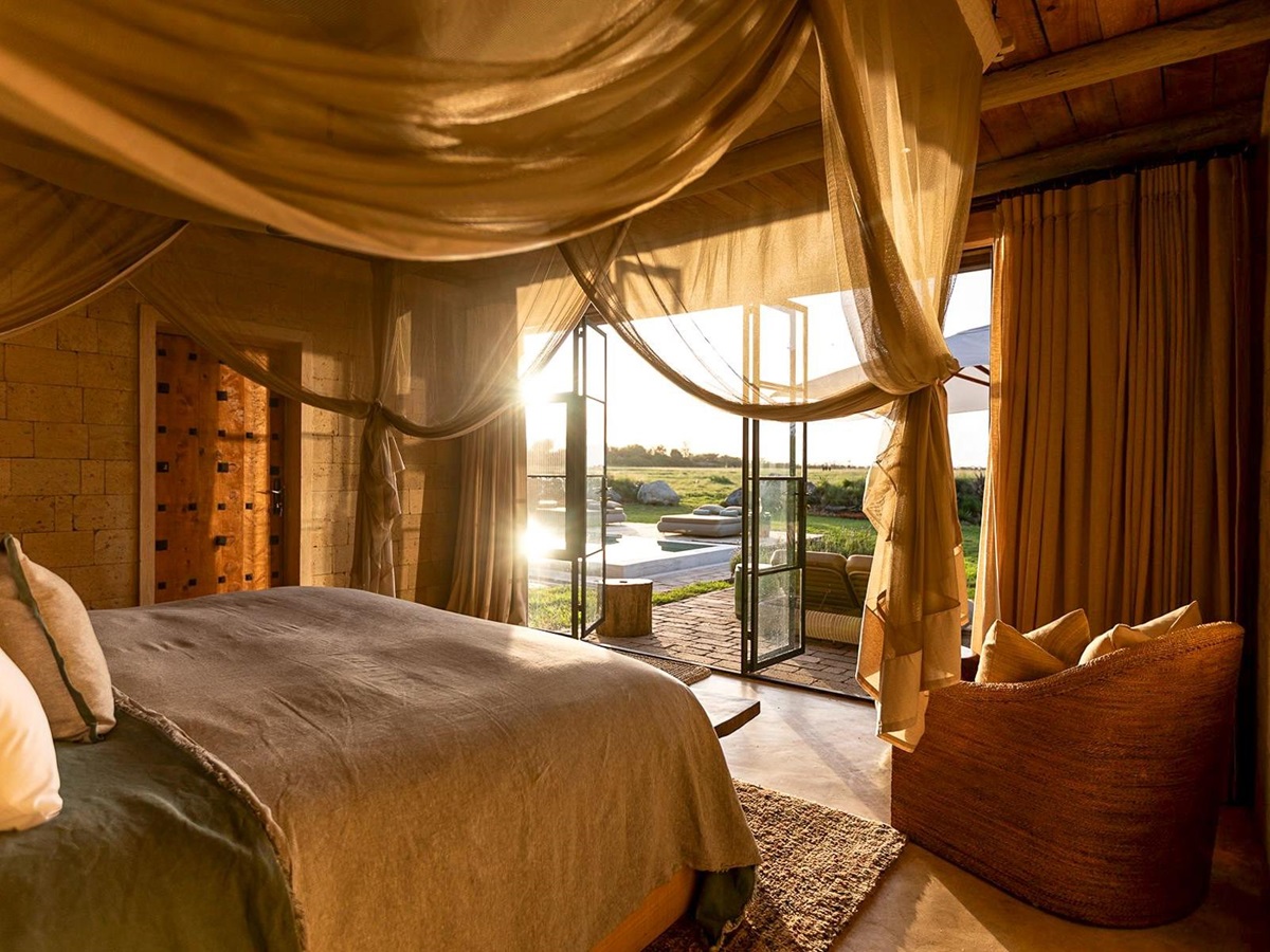 Bedroom at Segera Camp in Kenya