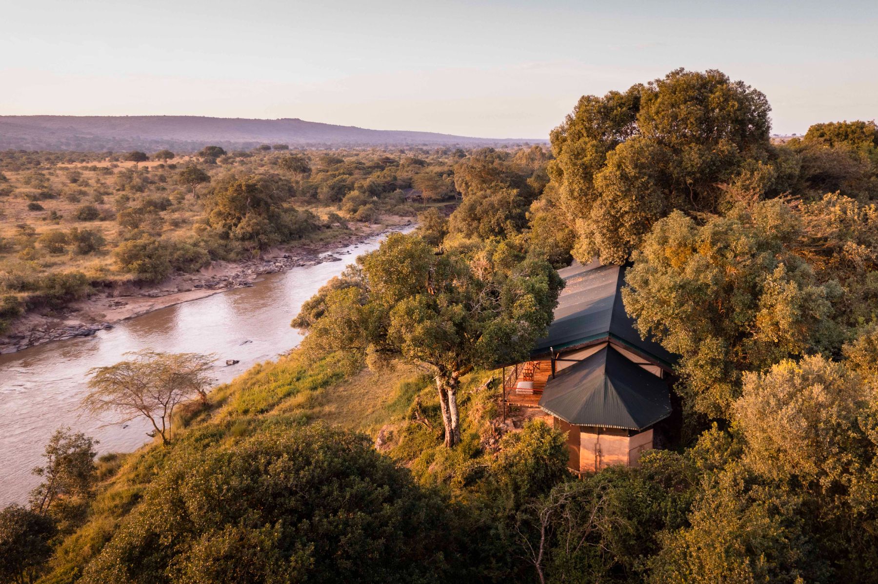 Exterior view of Serian's The Original camp in Kenya