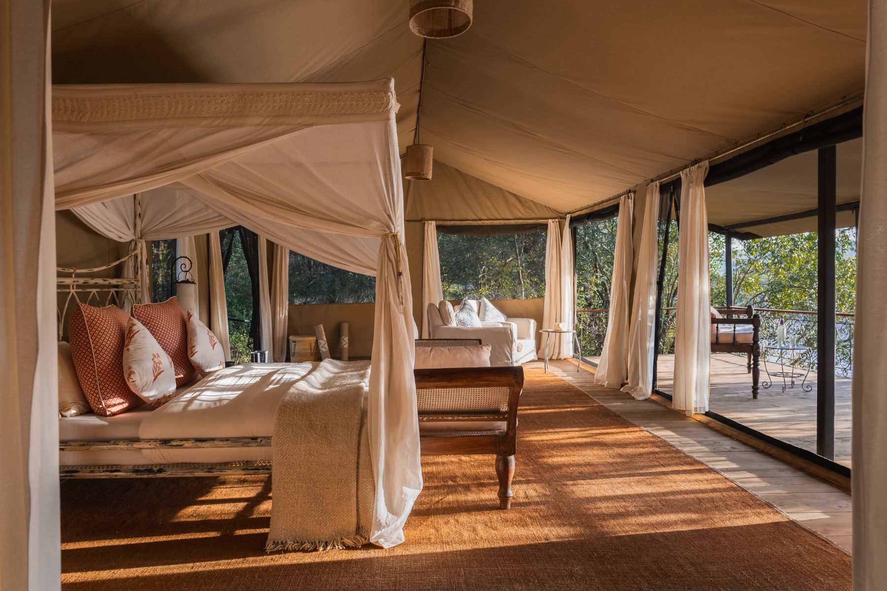 Guest tent at Serian's The Original camp in Kenya