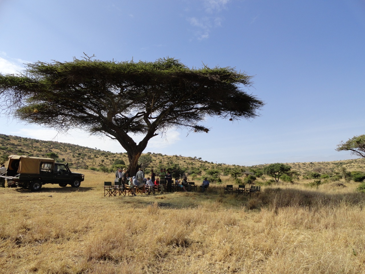 breakfast in the bush near Sirikoi House, Kenya