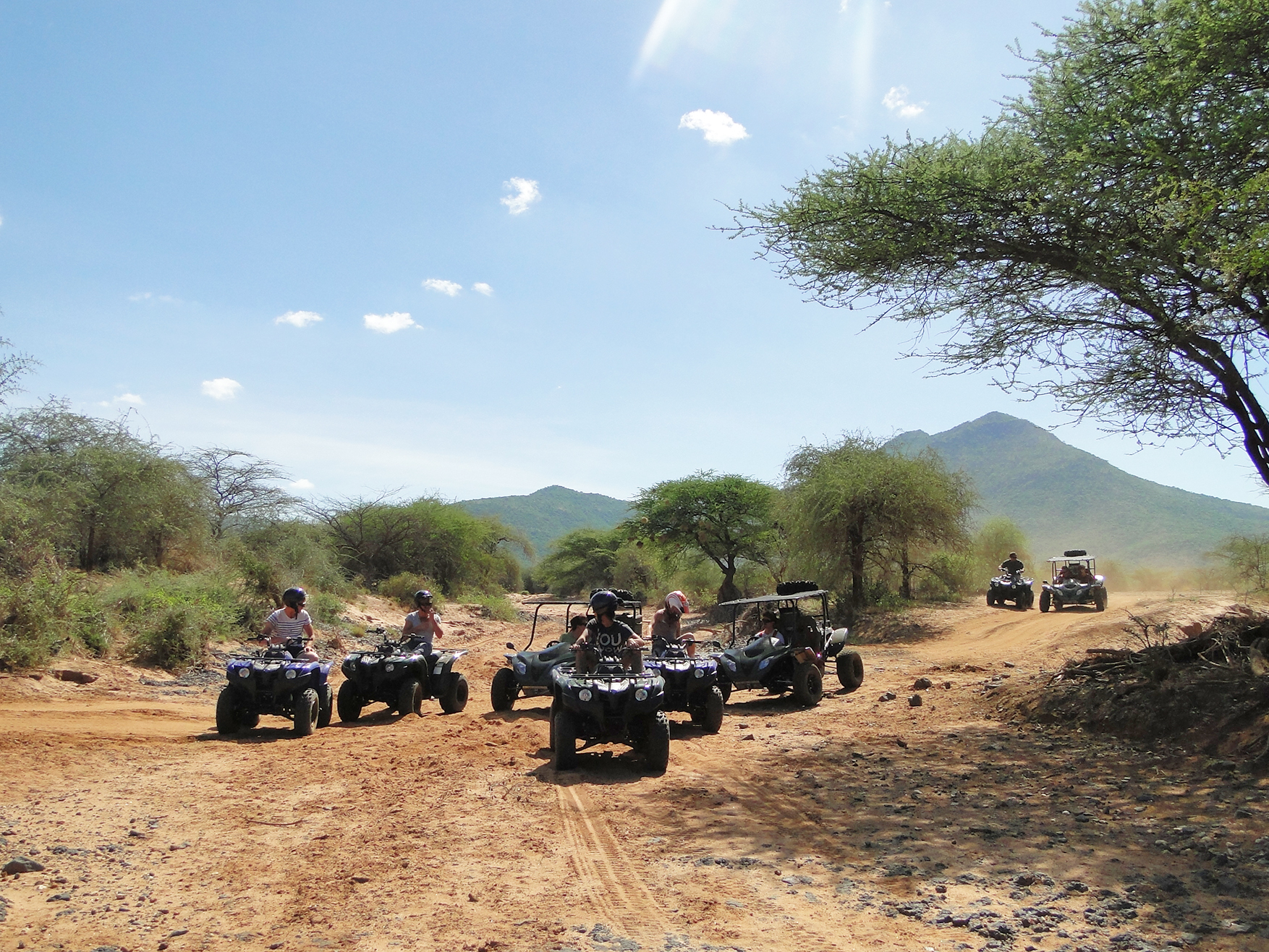 buggies at Sirikoi House, Kenya