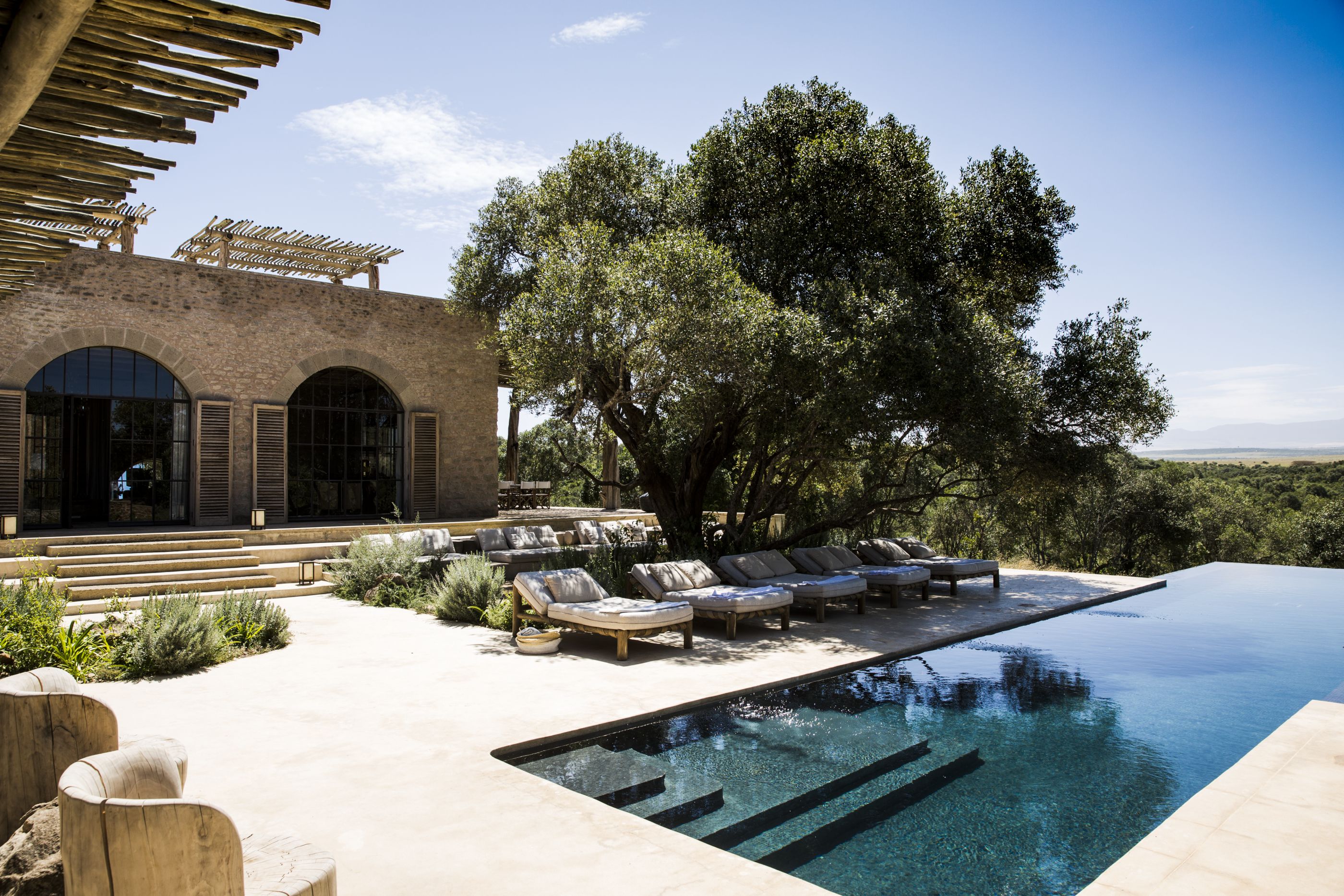 Pool and view at Arijiju, Kenya
