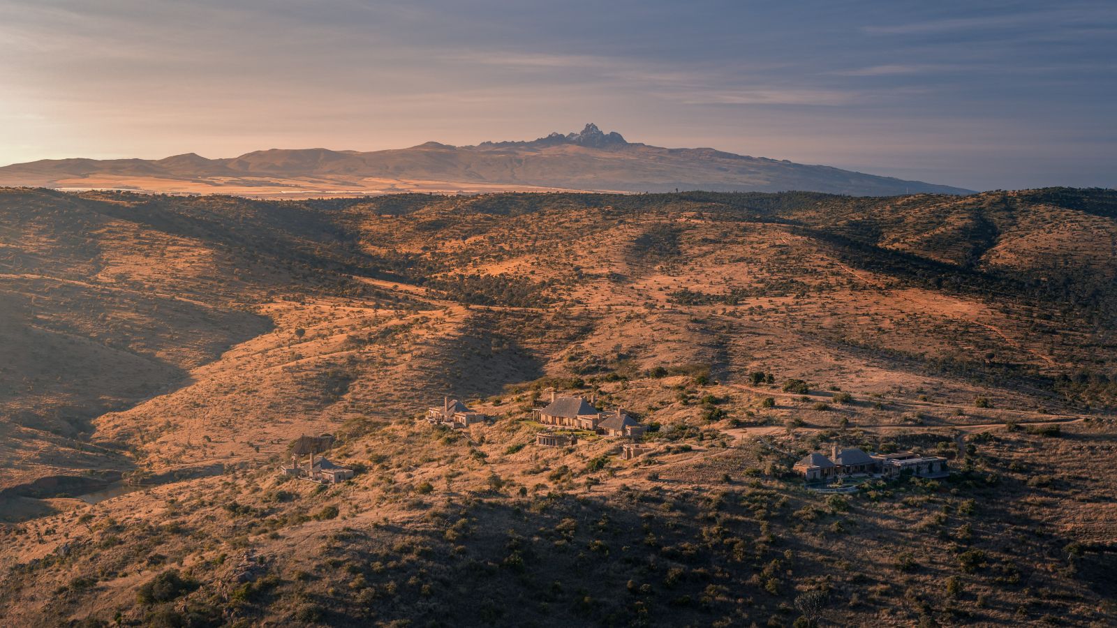 Grounds surrounding Lengishu private house in Laikipia in Kenya