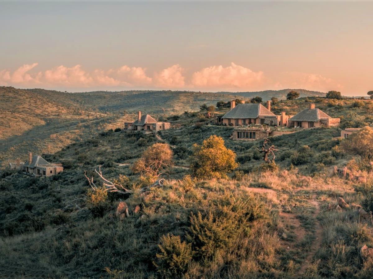 Exterior view of Lengishu in Laikipia in Kenya