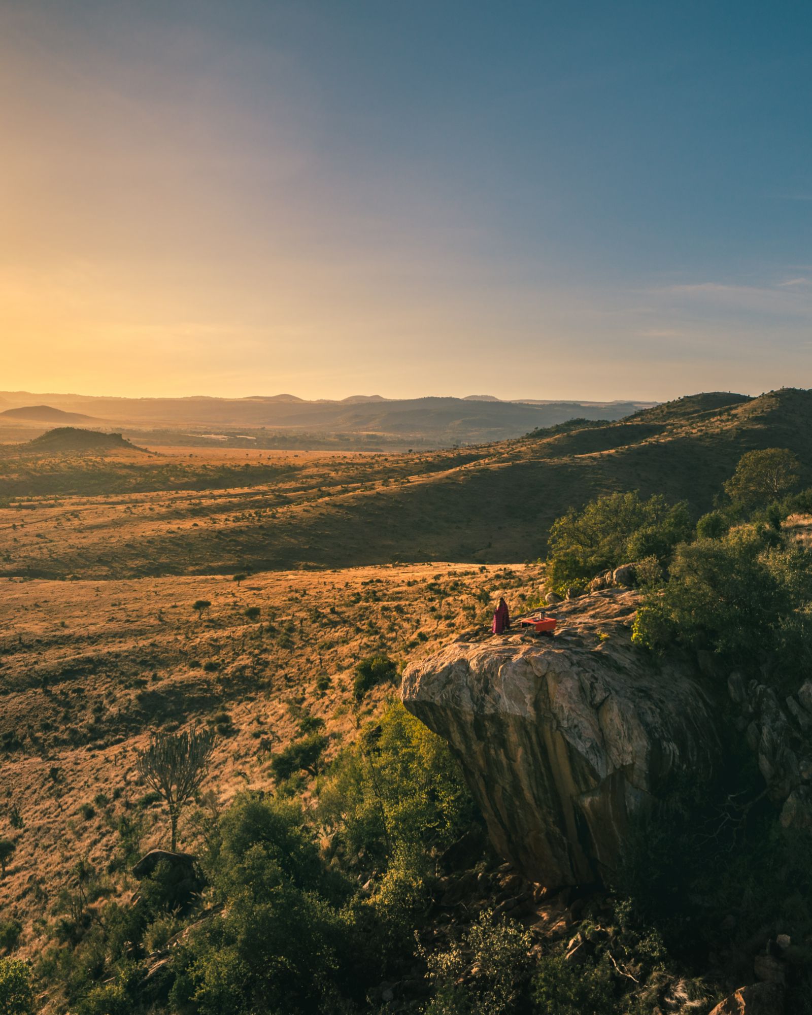 Pride Rock near Lengishu private house in Laikipia in Kenya