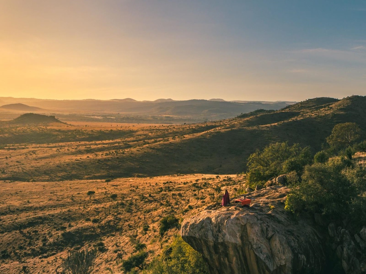 Pride Rock near Lengishu private house in Laikipia in Kenya