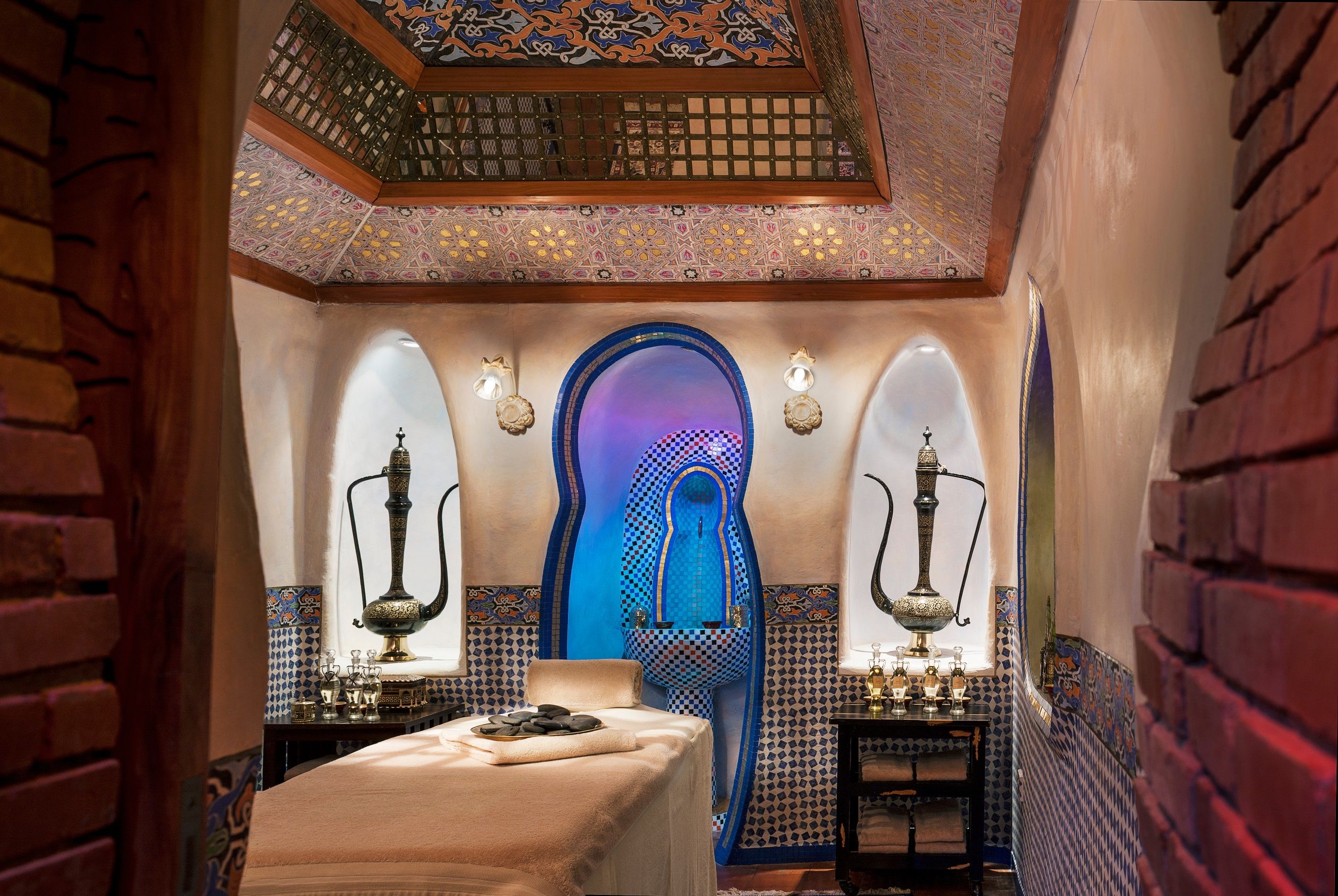 massage room at  luxury villa Ol Jogi in Kenya