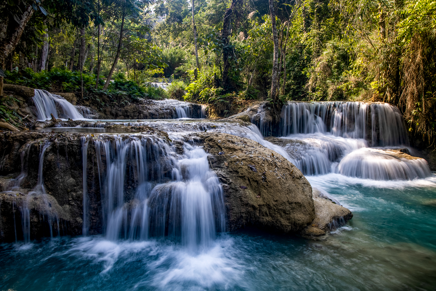 Kuang Si waterfalls near Luang Prabang