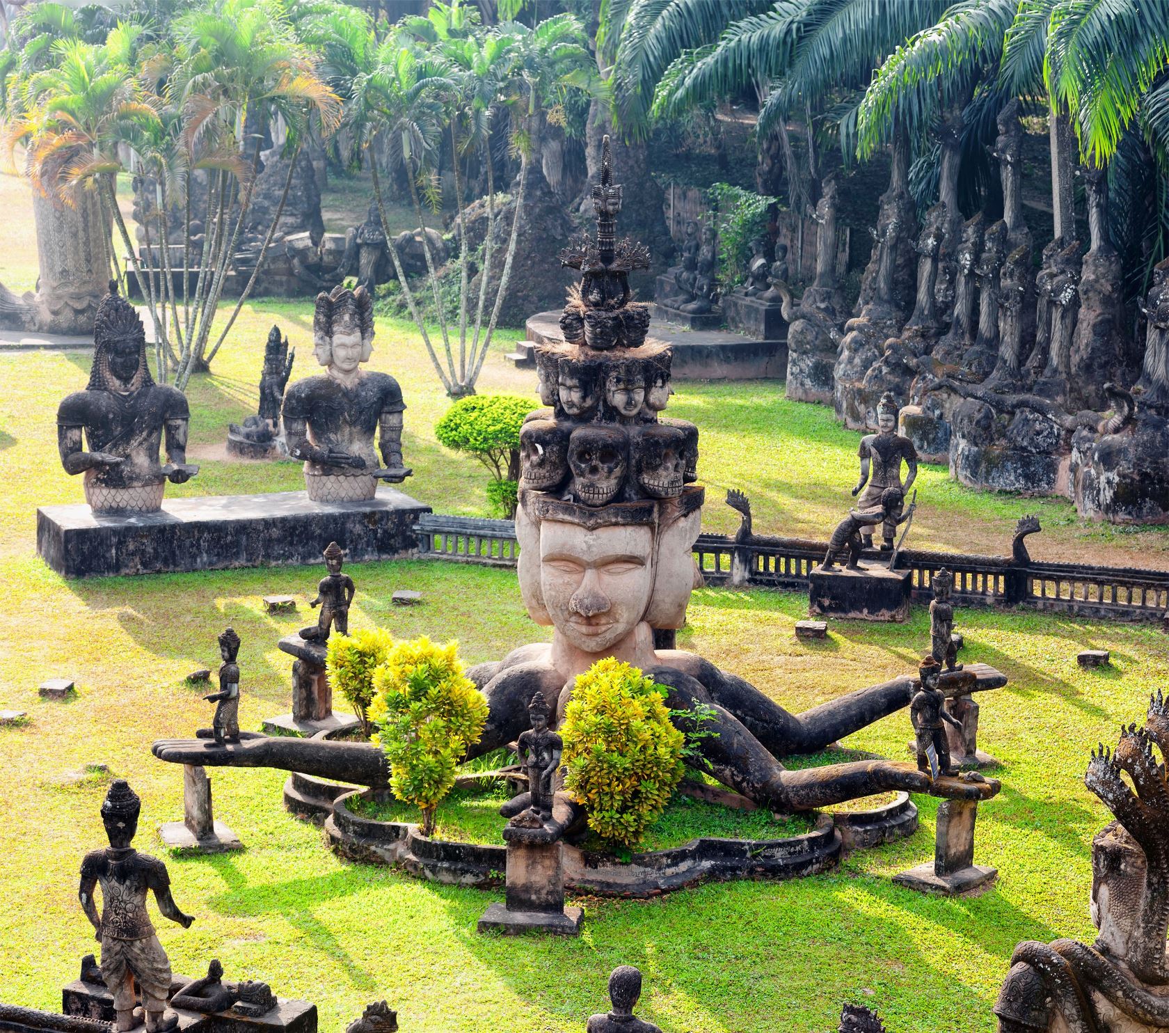 Budha park vientiane, Laos