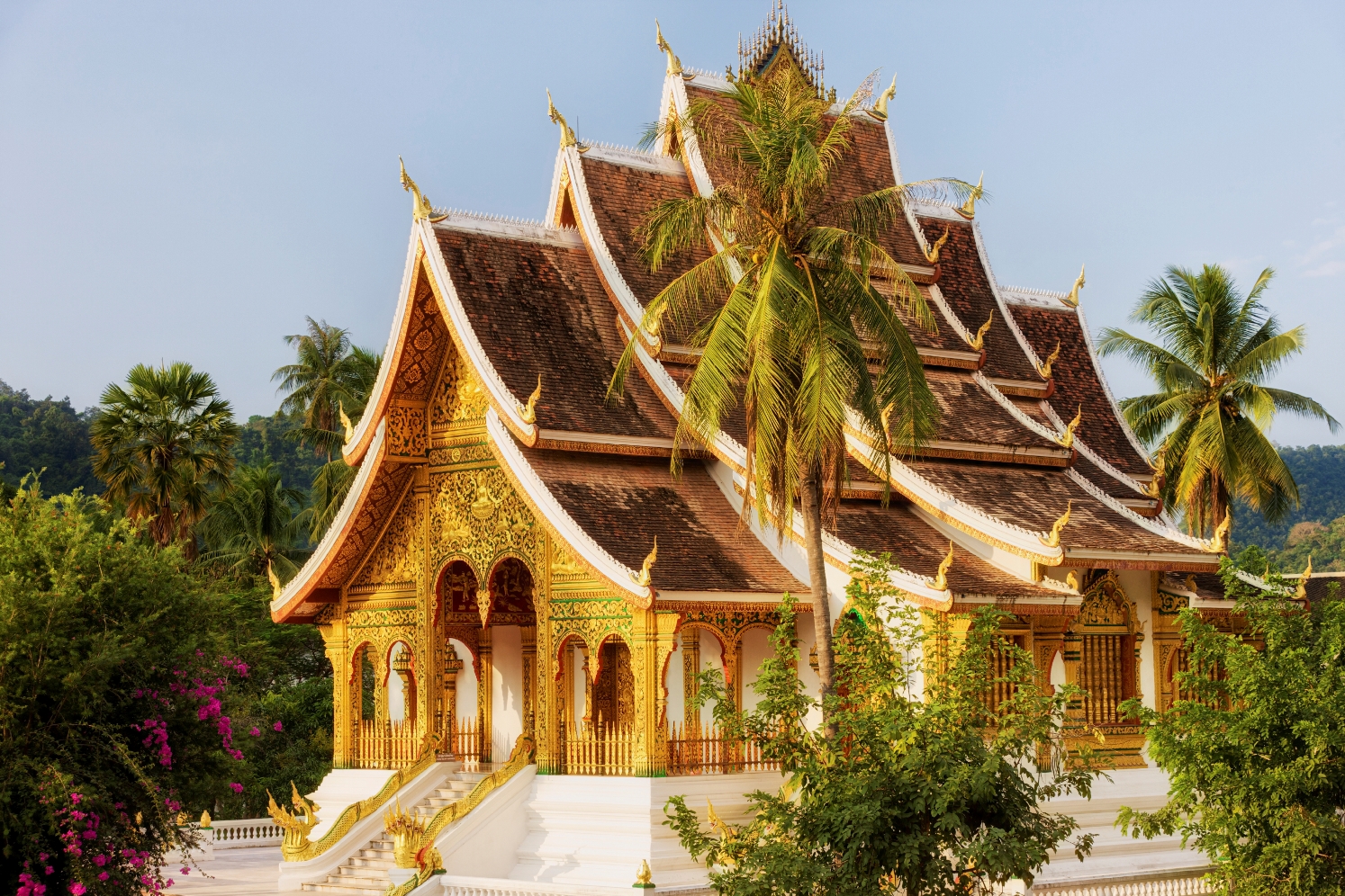 Haw Kham Temple in Luang Prabang, Laos