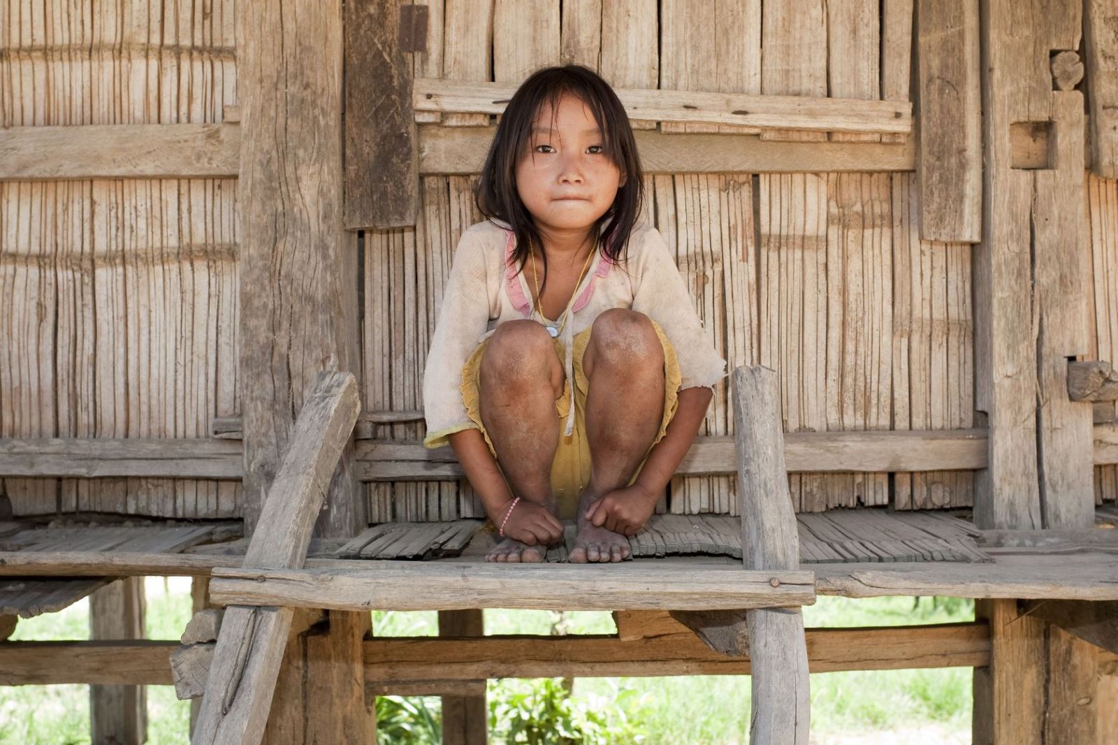 Akha tribe girl in Laos