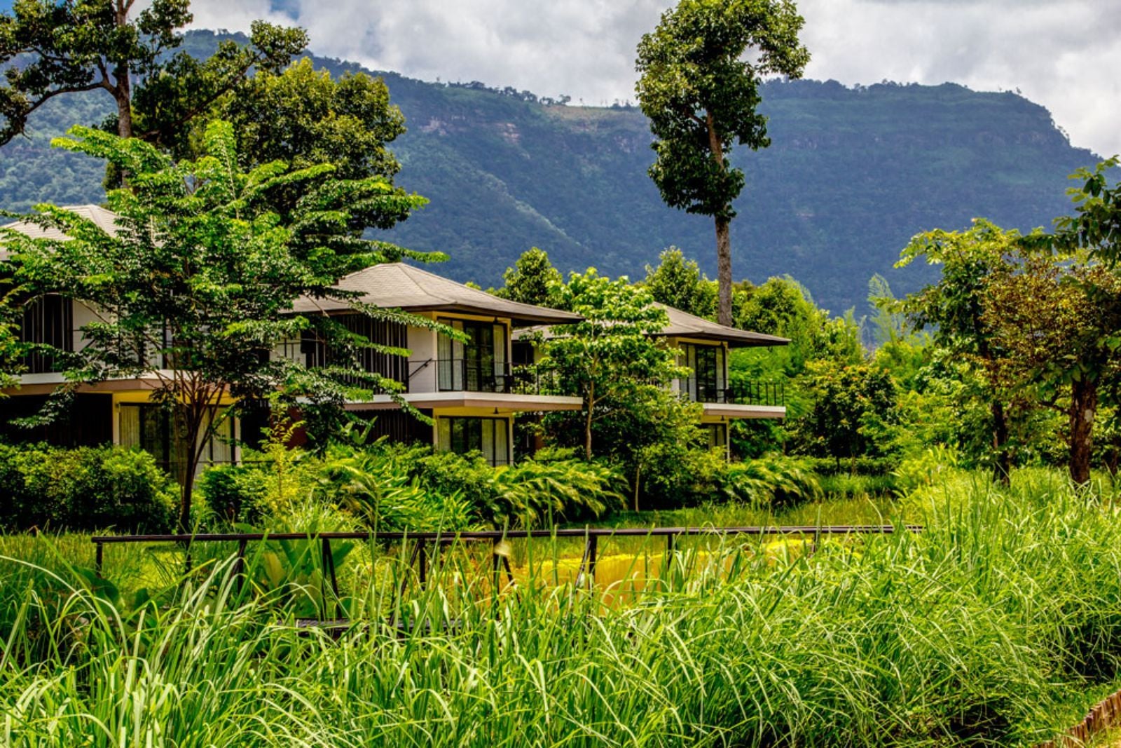 Resort view exterior in Laos