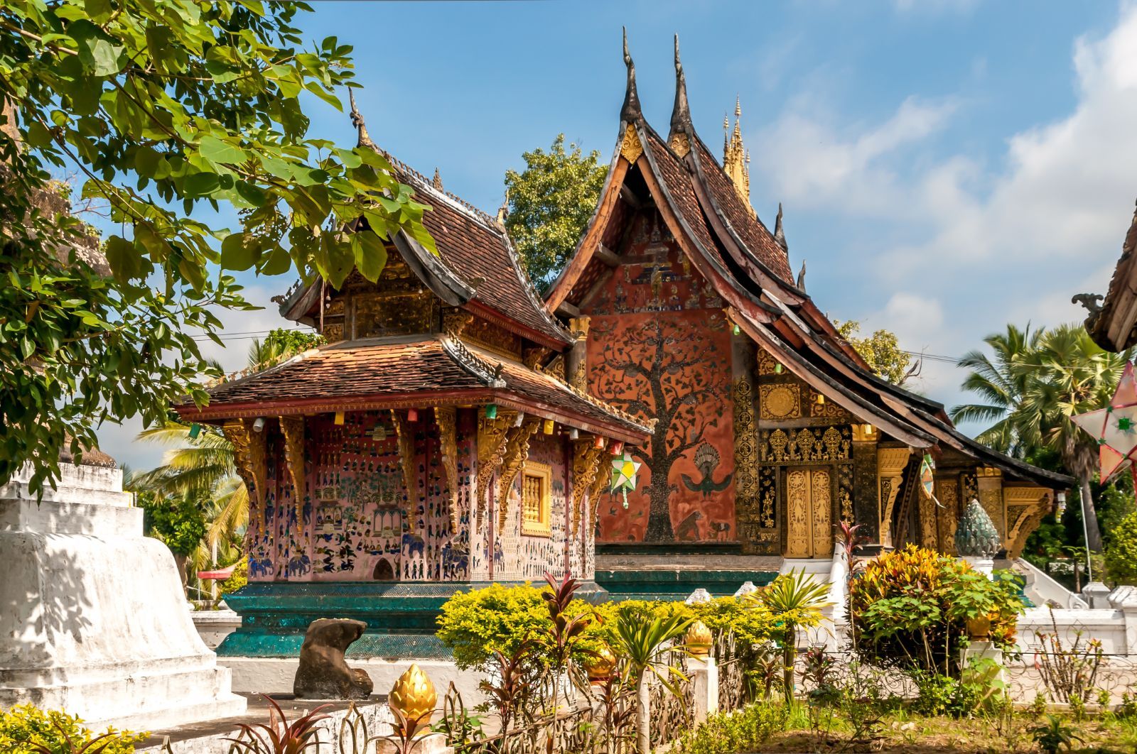 Wat Xieng Thong temple in Laos