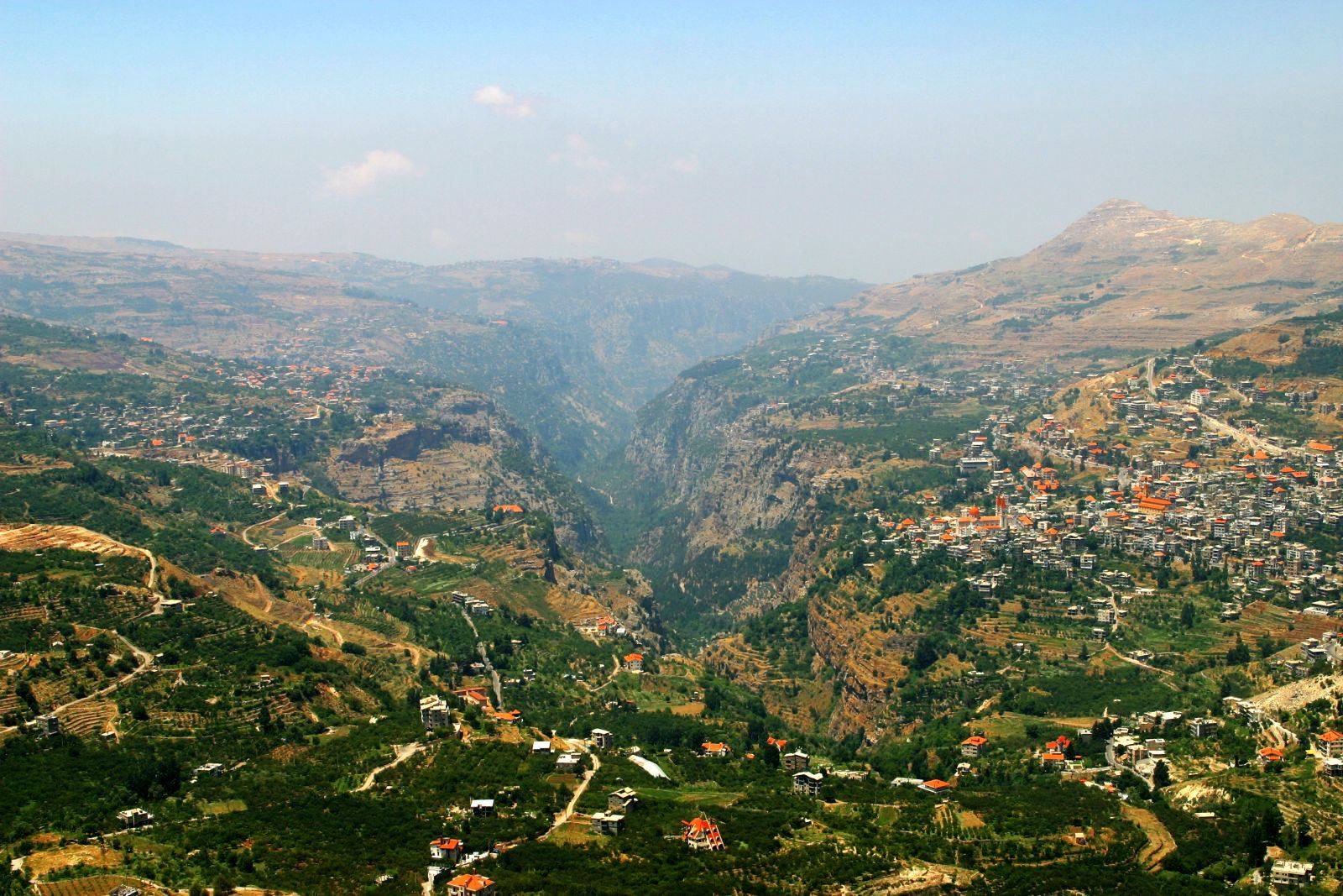 Qadisha Valley in the Bcherre district in Lebanon