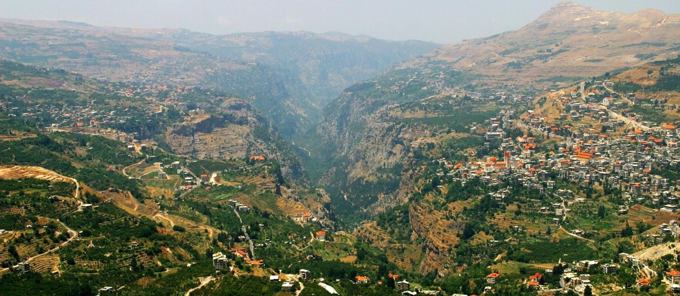 Qadisha Valley in the Bcherre district in Lebanon