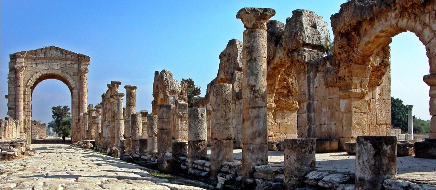 Ancient Triumphal Arch in Tyre, Lebanon