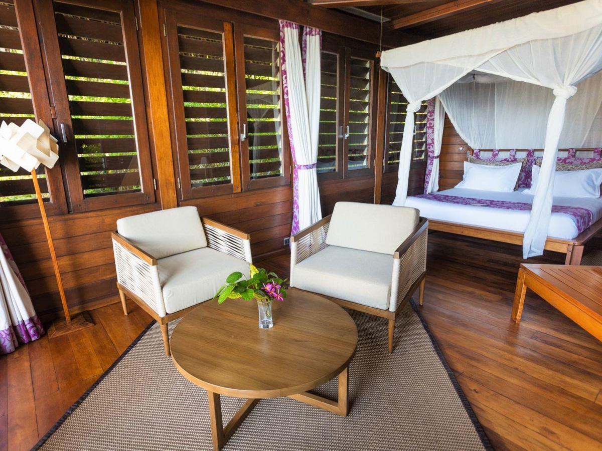 Villa guest suite at Anjajavy L'Hotel in Madagascar