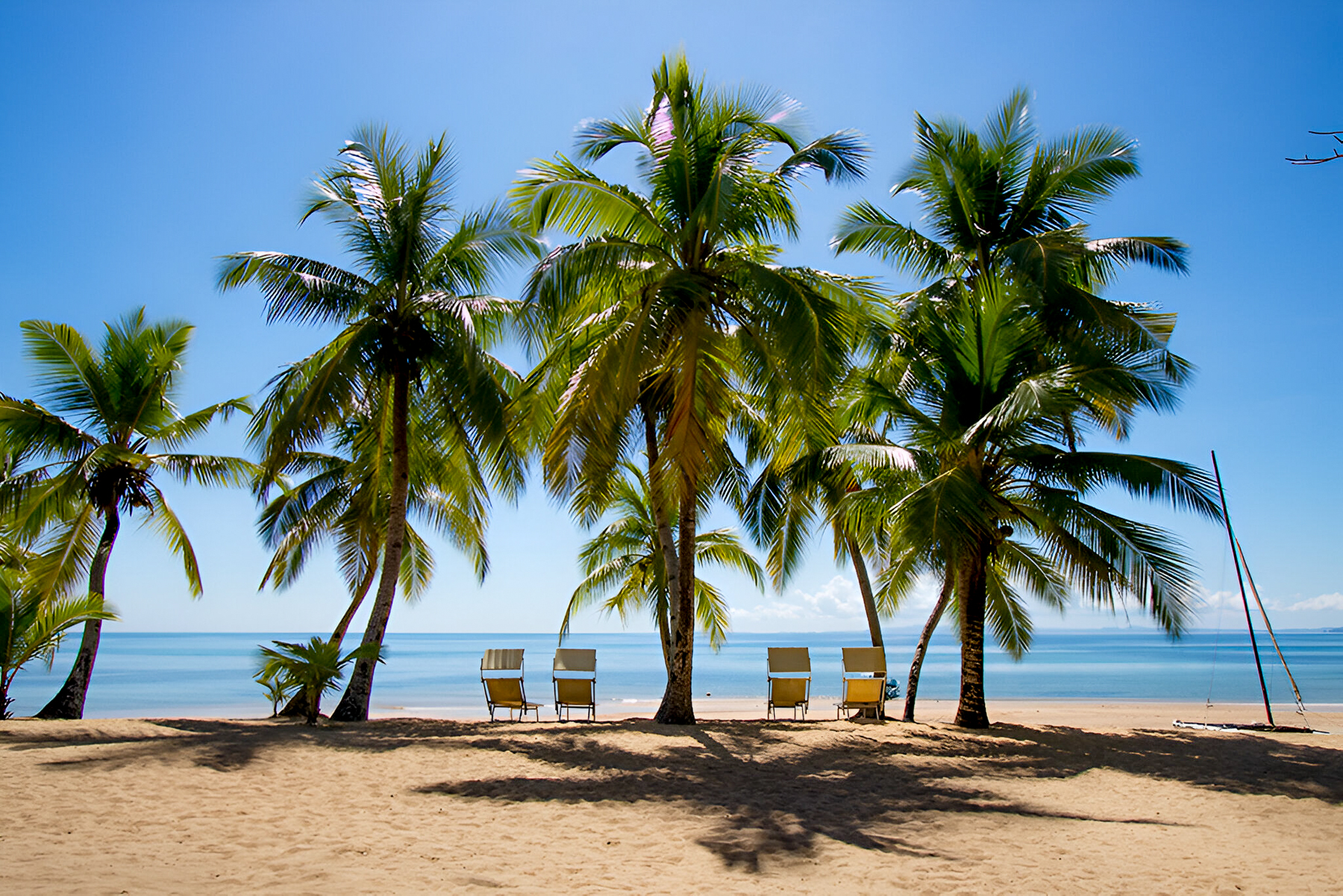 Beach and seafront at Eden Lodge in Madagascar