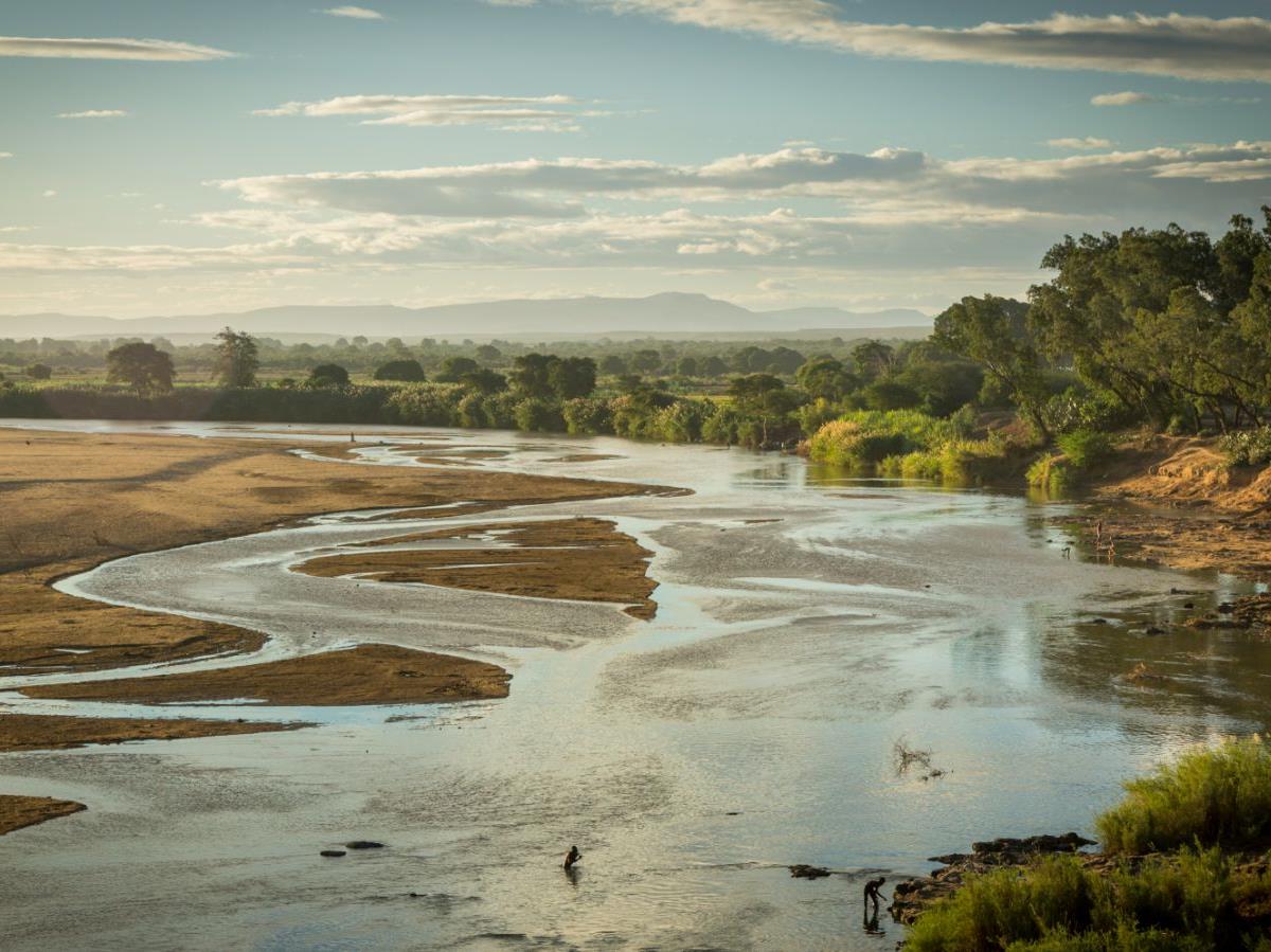 Ambo Sari river on the grounds of Mandrare River Camp in Madagascar