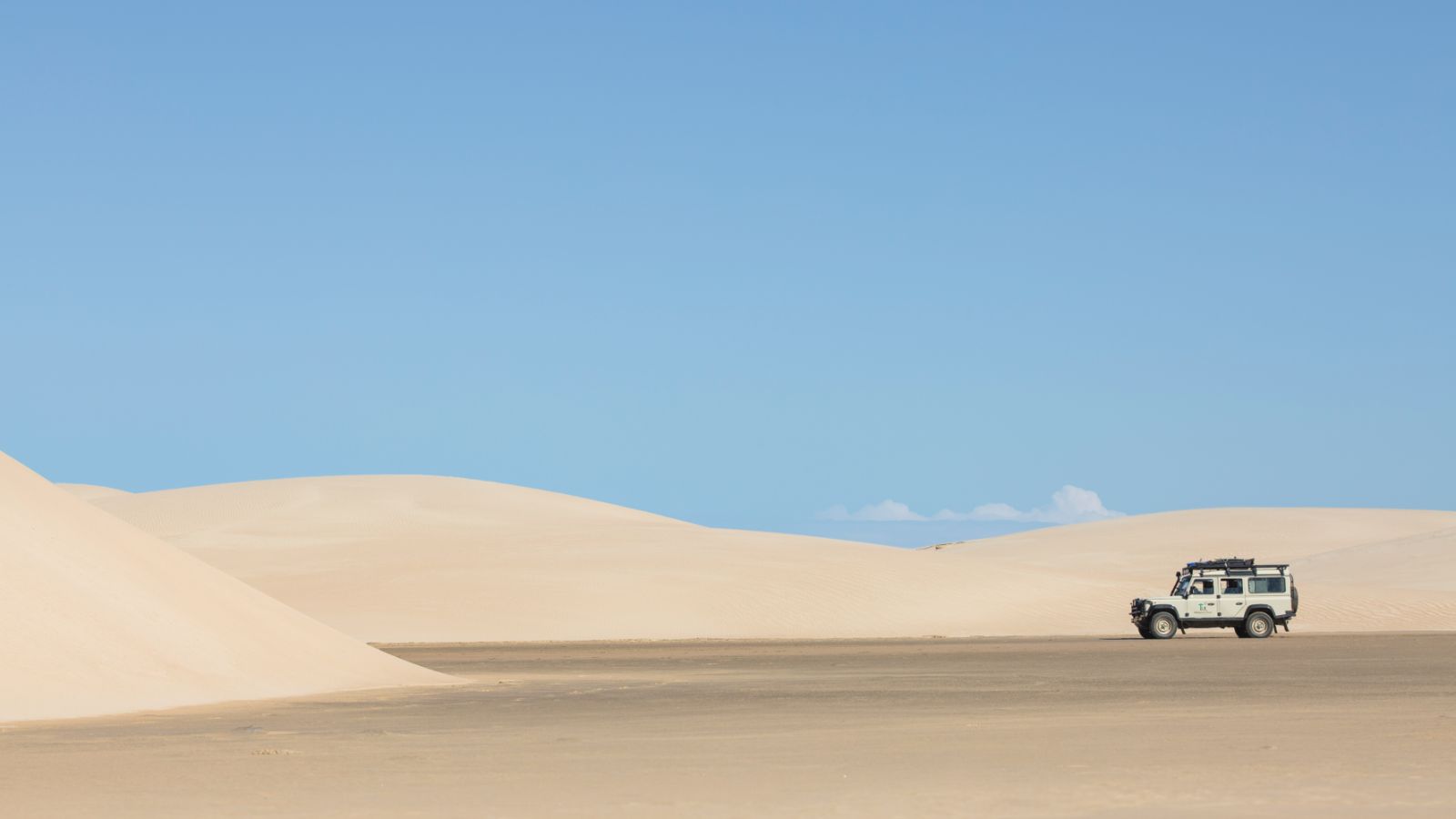 A sand dune drive from Mandrare River Camp in Madagascar