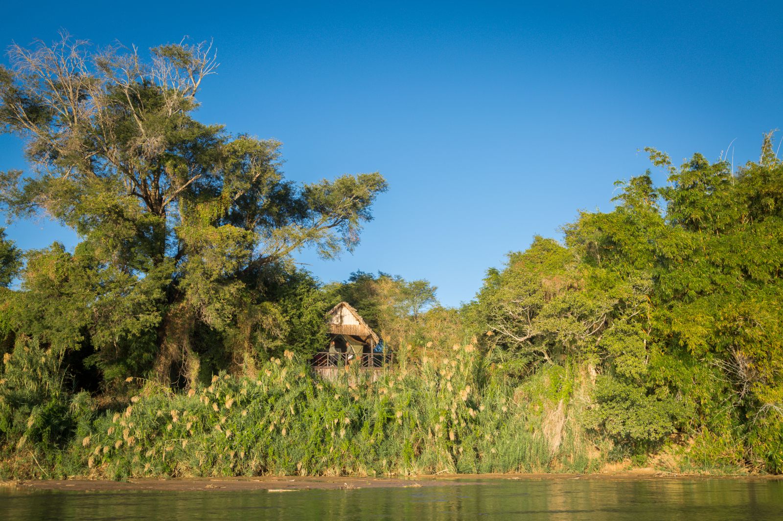 River running past Mandrare River Camp in Madagascar