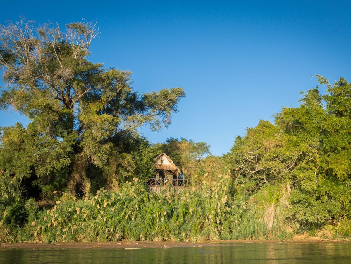 River running past Mandrare River Camp in Madagascar