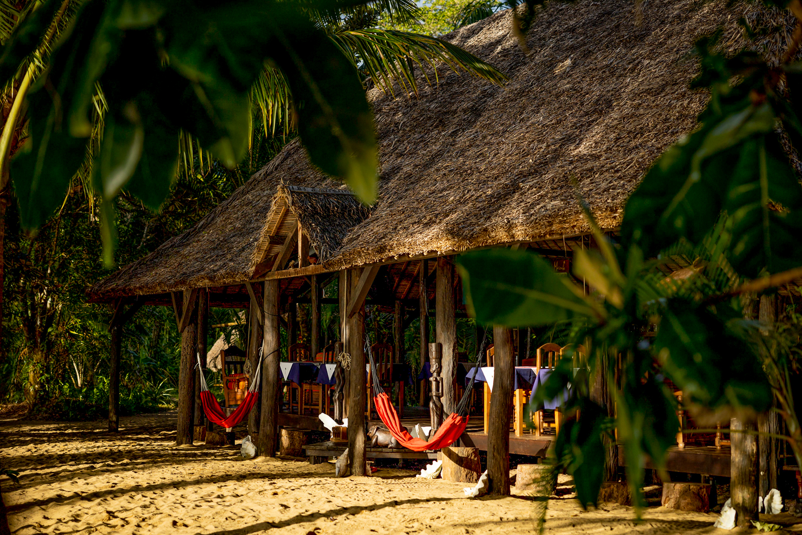 Exterior view of The Beach House at Masoala Forest Lodge in Madagascar