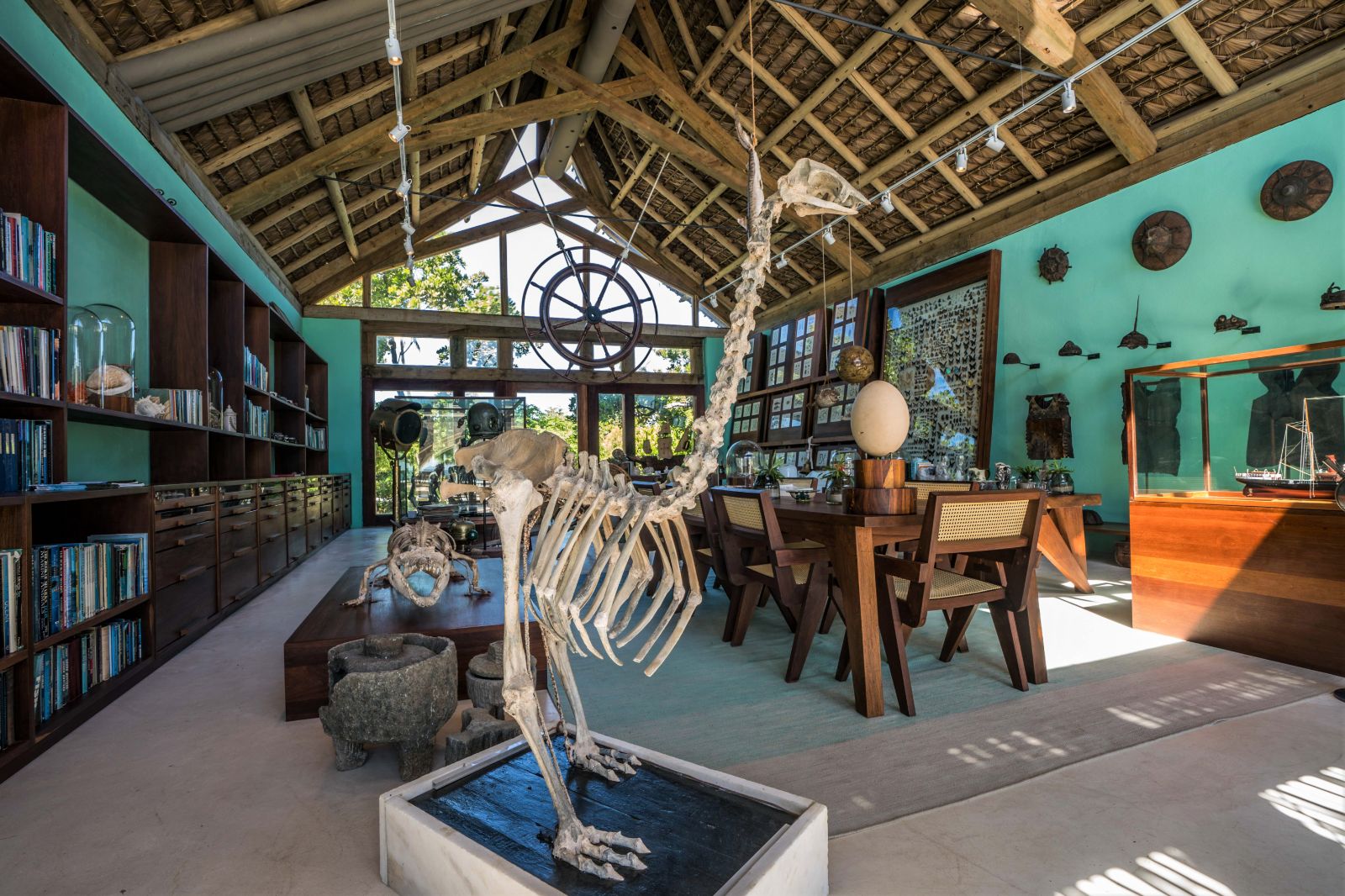 Museum at Miavana private island resort off Madagascar's north coast