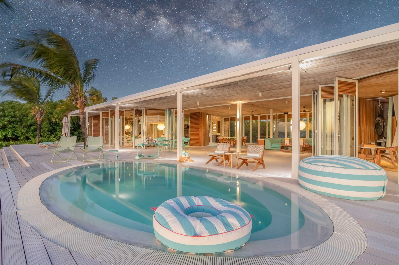 Villa pool at Miavana private island resort off Madagascar's north coast