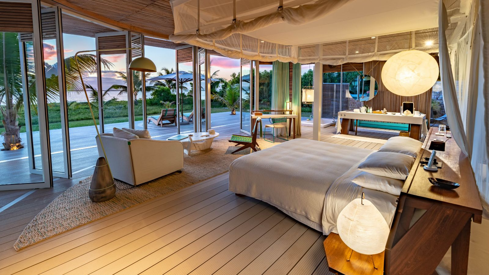 Villa at Miavana private island resort off Madagascar's north coast