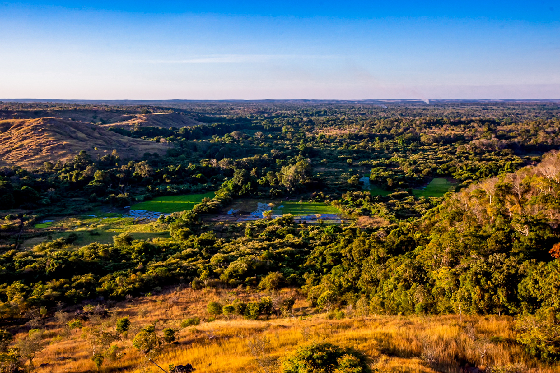 The rolling landscape of Tsingy de Namoroka National Park viewed from Namoroka Tsingy Camp