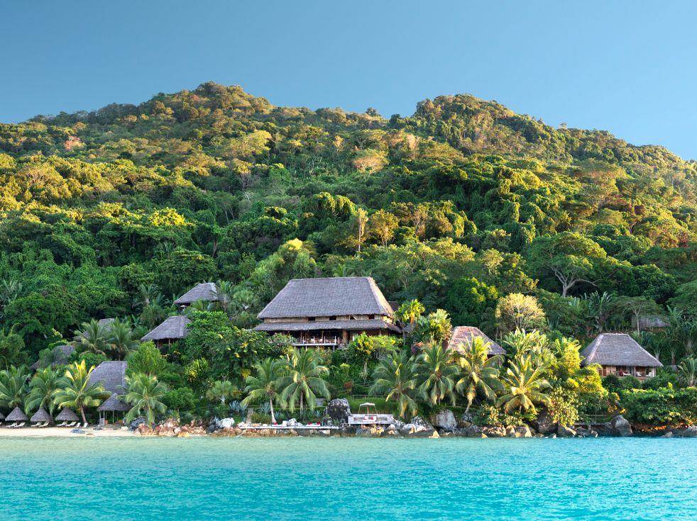 Exterior view of Tsara Komba in the Nosy Be archipelago in Madagascar