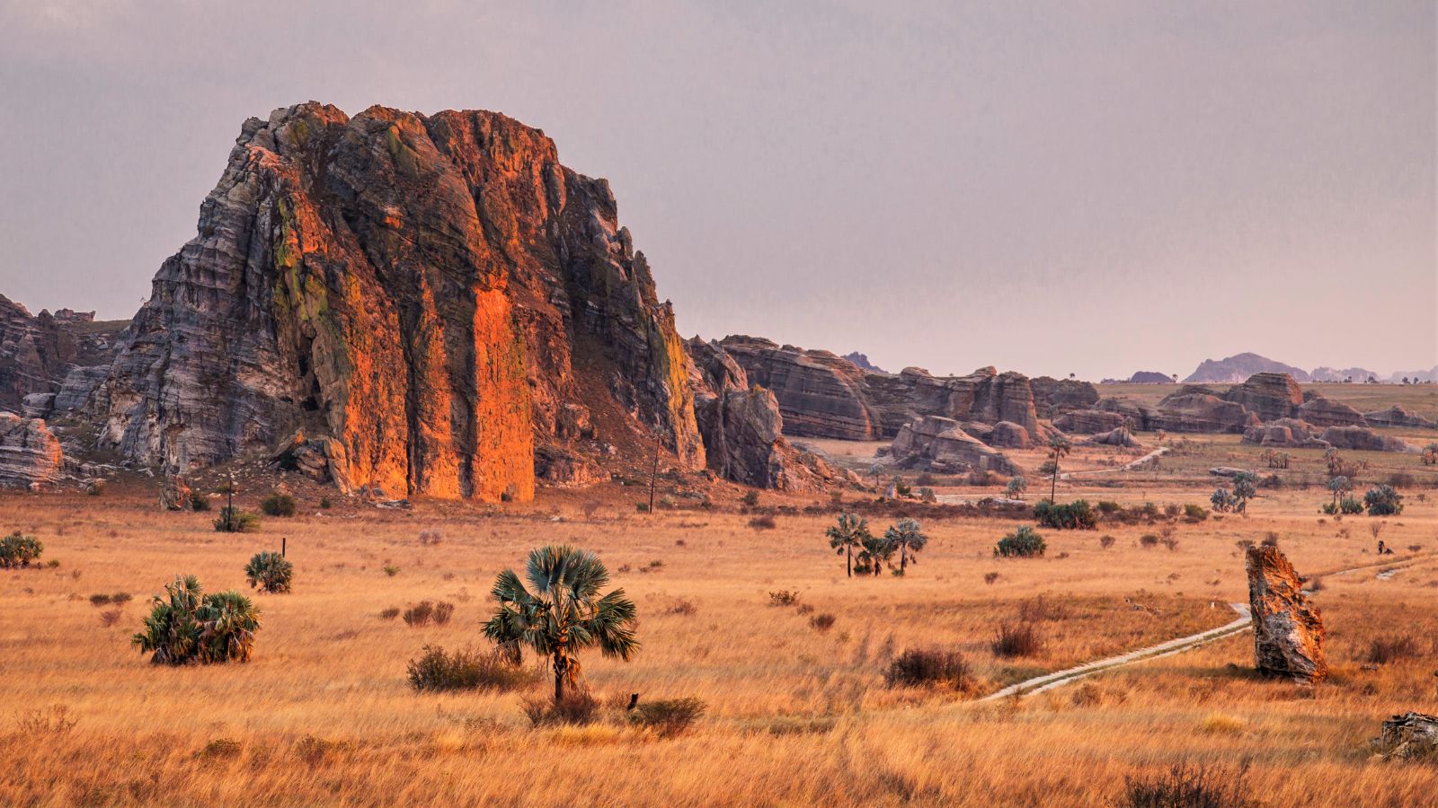 Landscape of Isalo in Madagascar