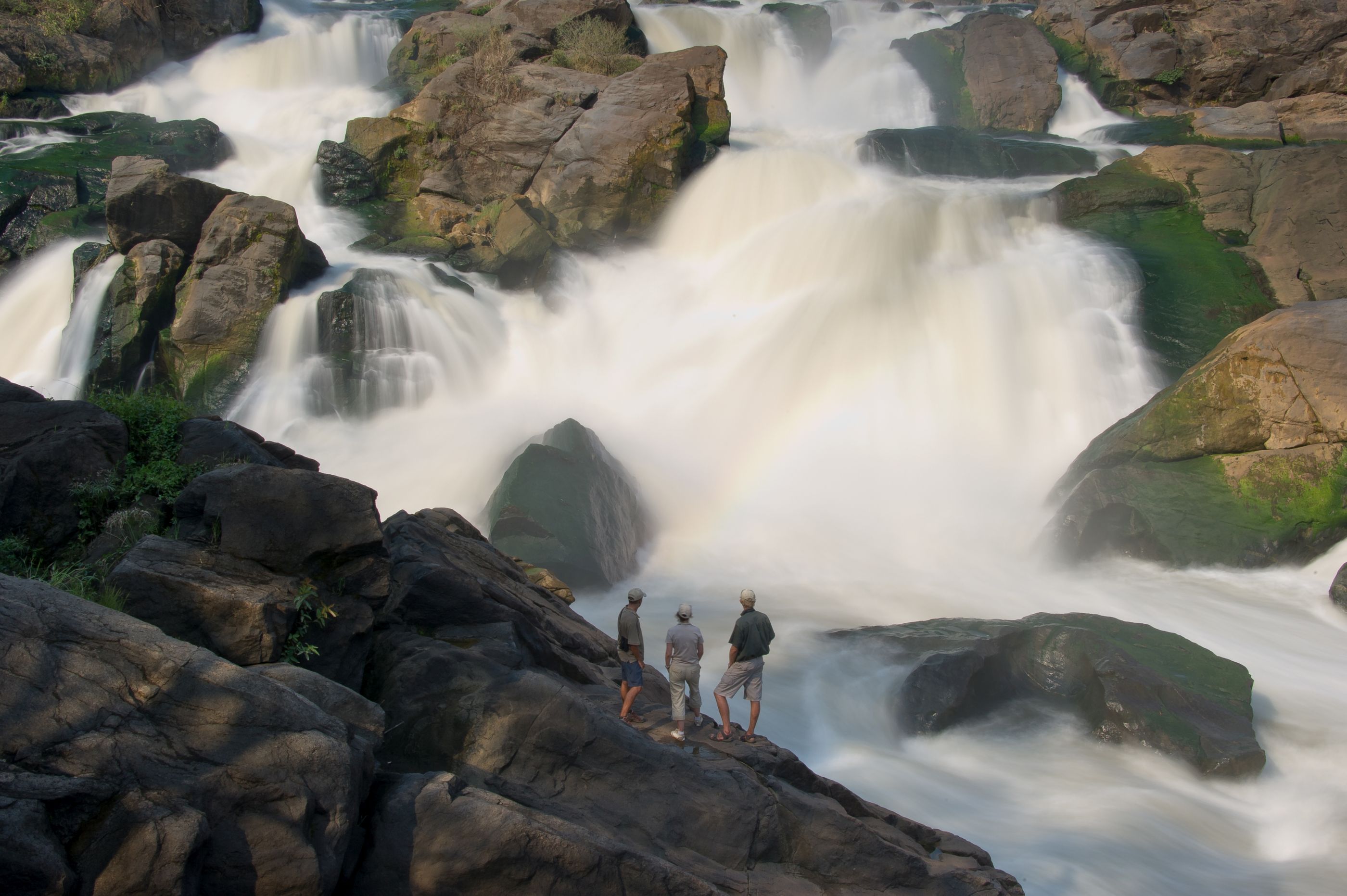 Waterfalls near to Mkulumadzi in Malawi
