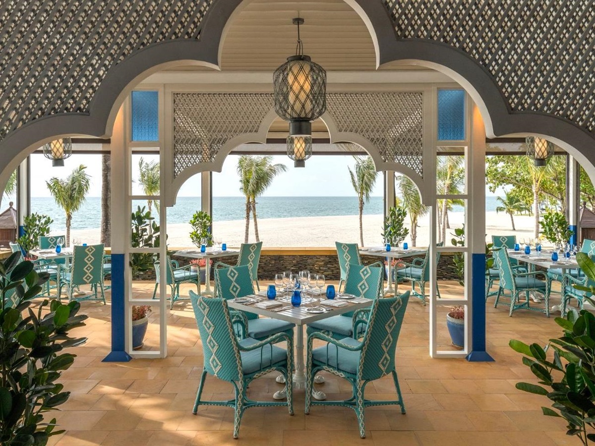 Ocean Restaurant at Four Seasons Langkawi resort in Malaysia