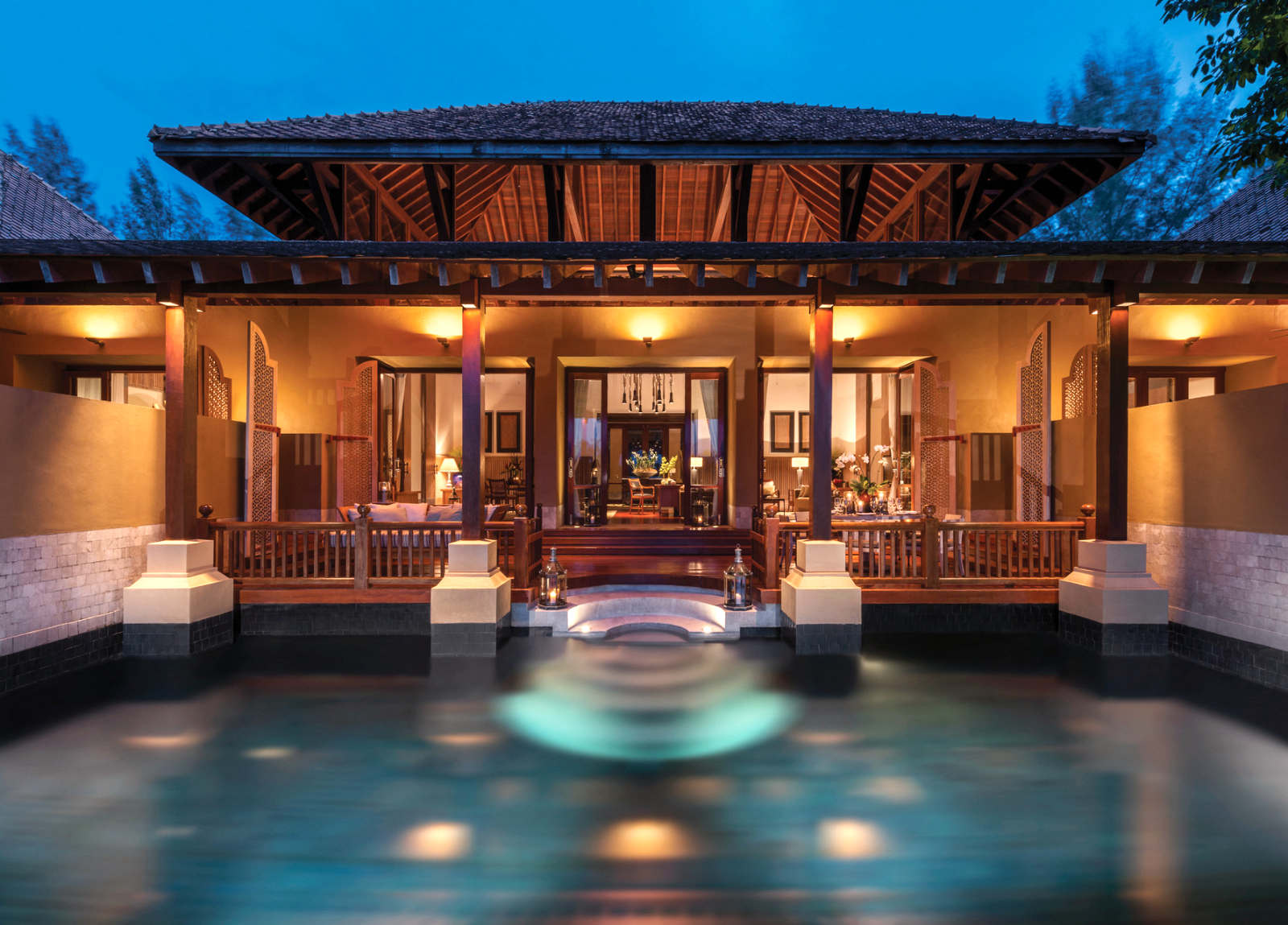 Swimming pool at Four Seasons Langkawi resort in Malaysia