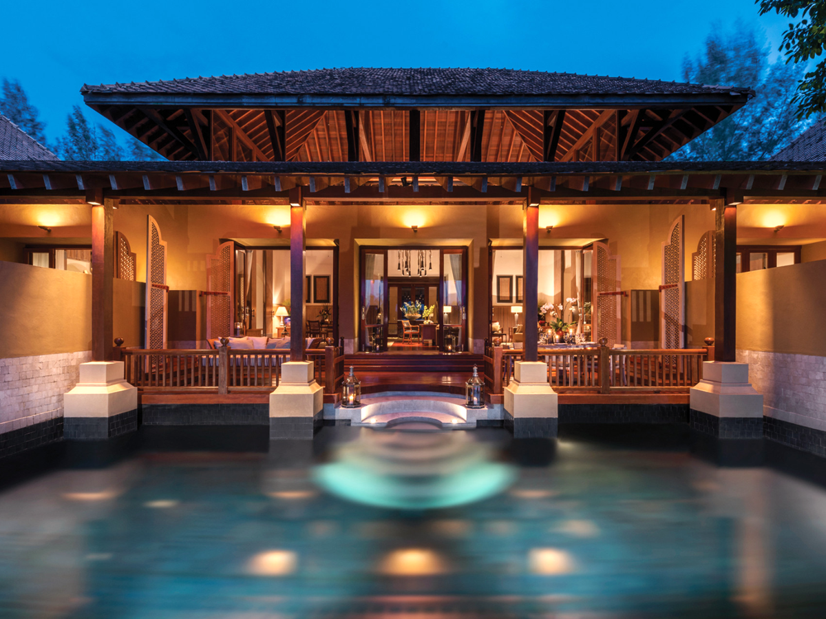Swimming pool at Four Seasons Langkawi resort in Malaysia