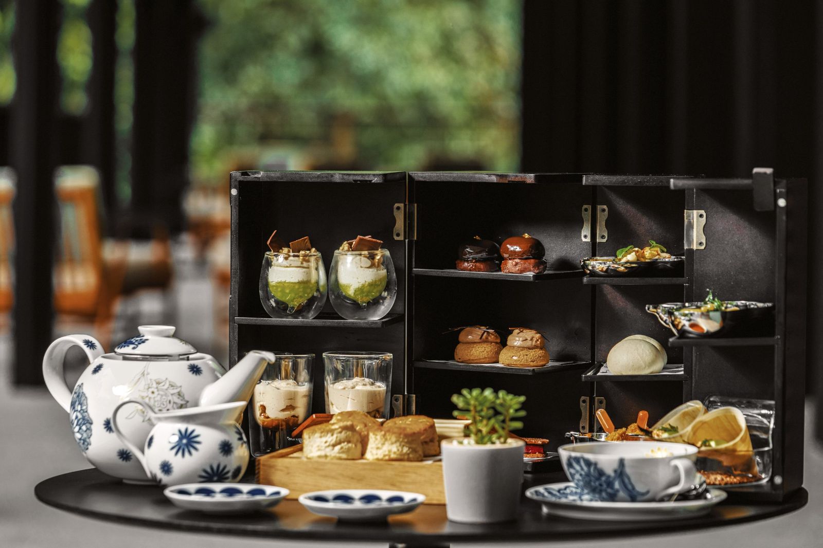 Afternoon tea served at One&Only Desaru Resort in Malaysia