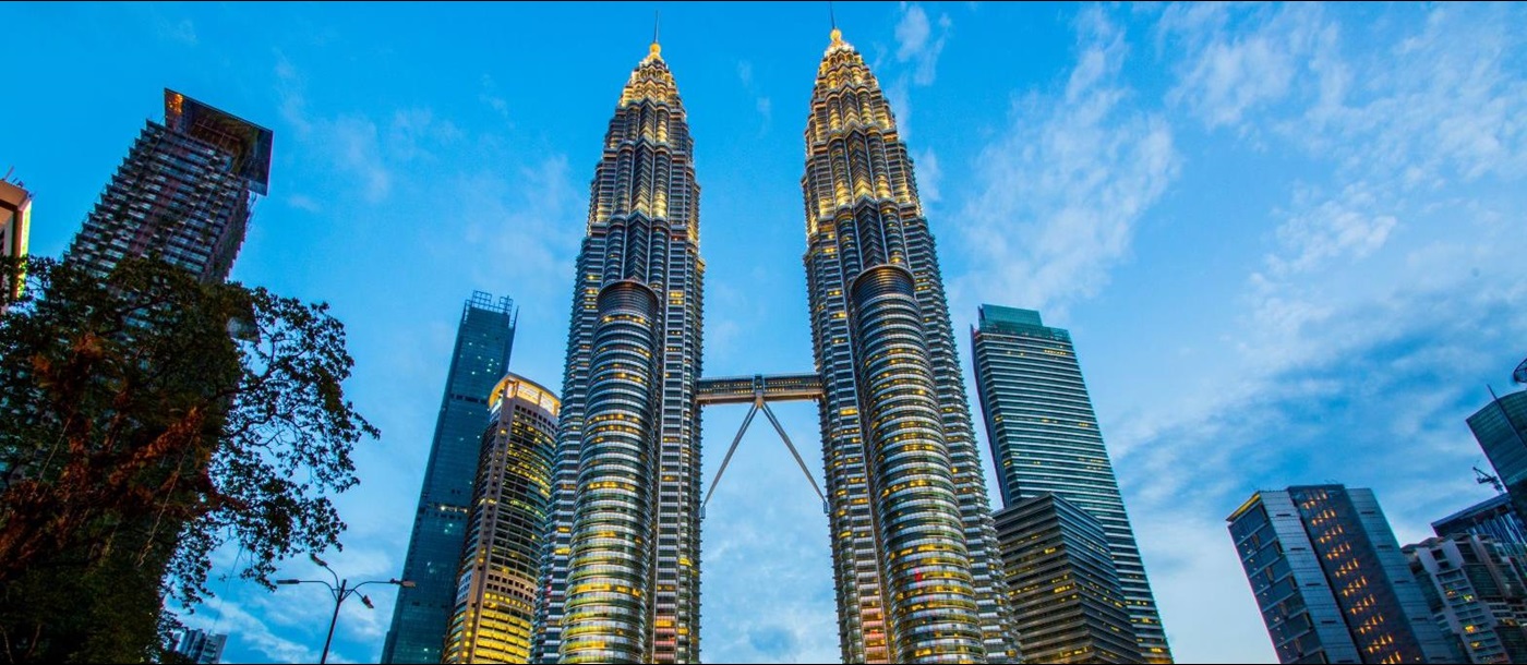 The Petronus Towers in Kuala Lumpur, Malaysia