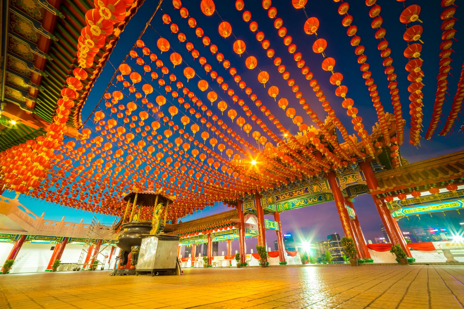 Thean Hou Temple in Kuala Lumpur, Malaysia